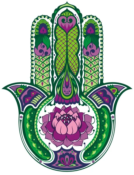 Hamsa-Hand — Stockvektor