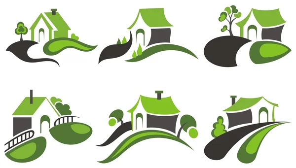 Logo DESIGN Real Estate House — стоковий вектор