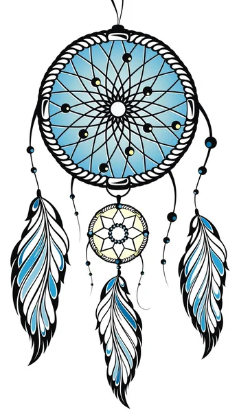 Indian Dream Catcher — Stock Vector