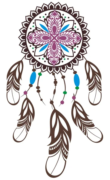 Indian Dream catcher in a sketch style Royalty Free Stock Illustrations