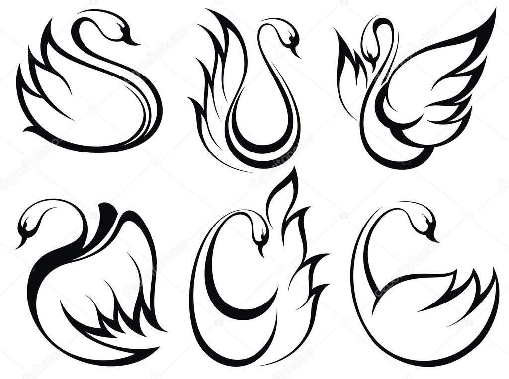 Swan symbol set