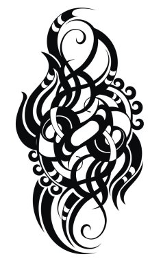 Maori dövme deseni tarz