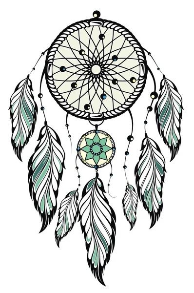 Indiska dream catcher — Stock vektor