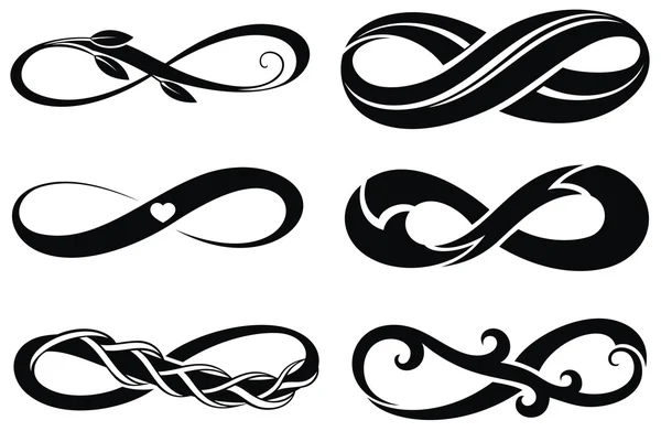 Infinity.Tattoo símbolos — Vector de stock