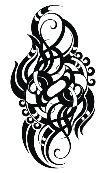 Maori styled tattoo pattern — Stock Vector