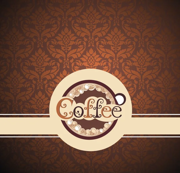 コーヒーの図 — ストックベクタ