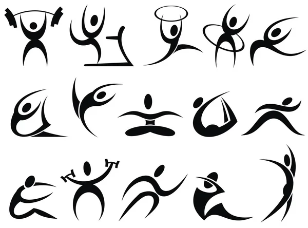 Спортивні символи — стоковий вектор
