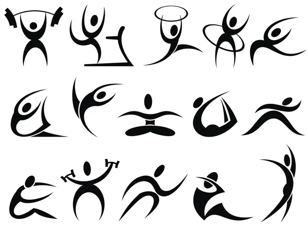 Sports symbols — Stock Vector