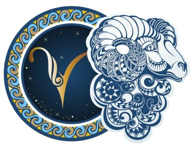 Zodiac signs - Aries clipart