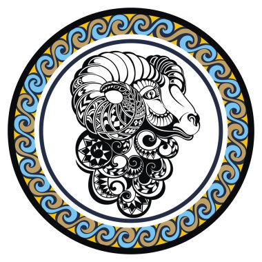 Dekoratif burç Koç