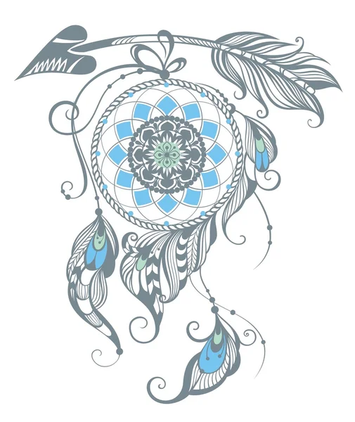 Illustratie van dream catcher — Stockvector