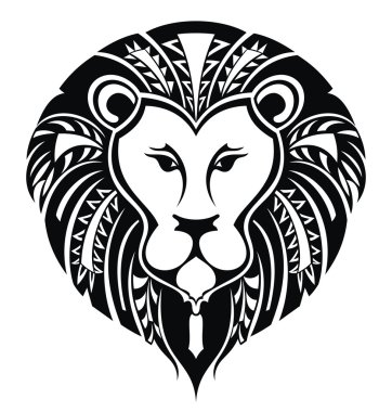 Lion vector head