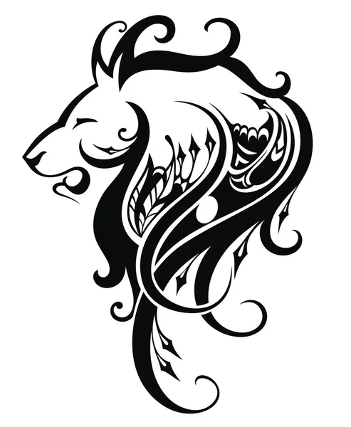 Vecteur décoratif Lion — Image vectorielle