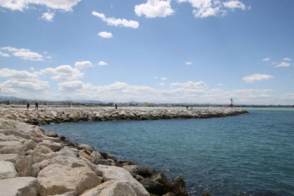 Sea stones beach — Stock Photo, Image