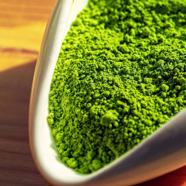 Japon pudra çayı, makro resim