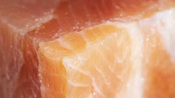 Сырая розовая рыба лосось, текстура — стоковое фото