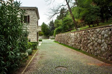 Sveti Stefan. Villa Milocer. Karadağ