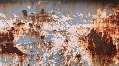 Metal plaka arkaplan olarak pas dokusu, grunge metal arkaplan geniş ekran.