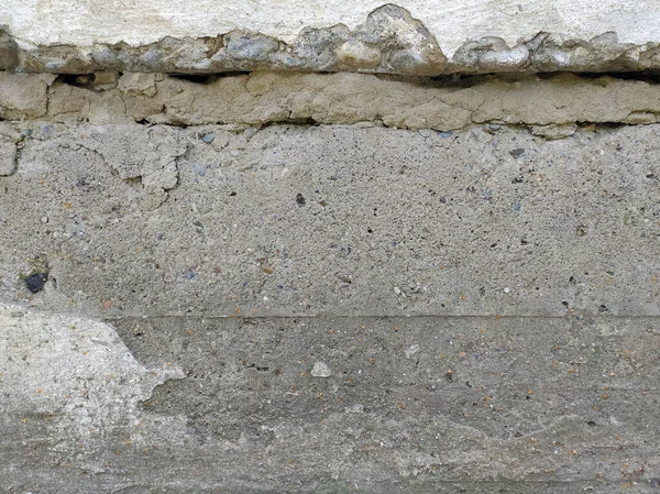 粗糙的石头质感和水泥为背景和墙纸与空格的文字和设计 灰色不均匀的背景 有裂缝和凹坑 — 图库照片