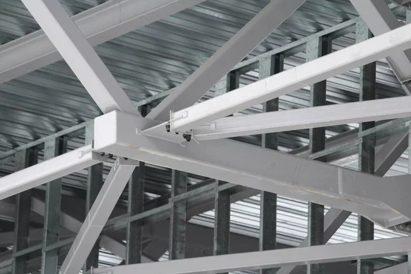 Een Oude Stalen Boerderij Structuur Van Metalen Structuur Van Frame — Stockfoto