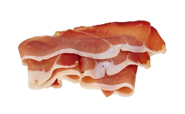 yakın çekim içinde izole jambon