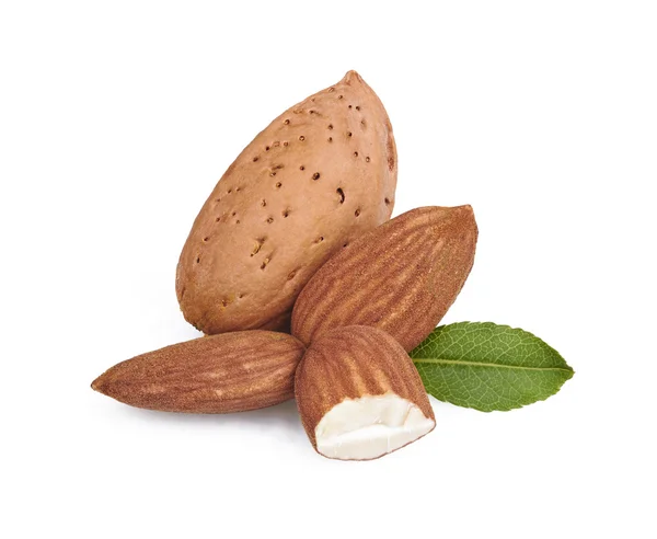 Almonds in close-up — Stock Photo, Image