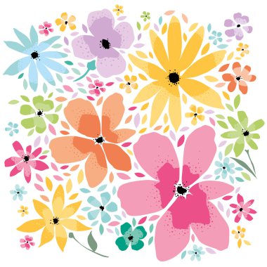 pastel renklerde çiçek arka plan