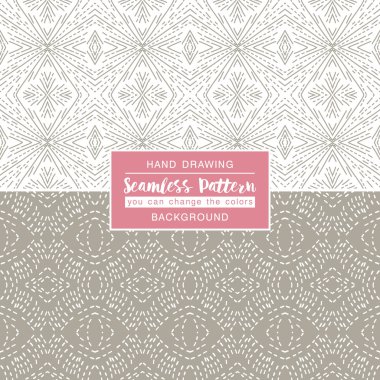 Gri arka plan sorunsuz desenleri ile. Yazdırma için idealdir 