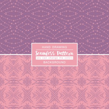 Pembe arka plan sorunsuz desenleri ile. Yazdırma için idealdir 