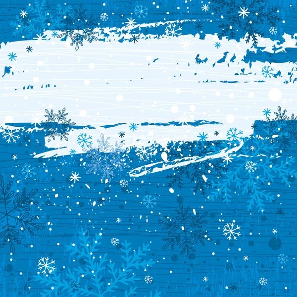 蓝色圣诞背景、 矢量 — 图库矢量图片