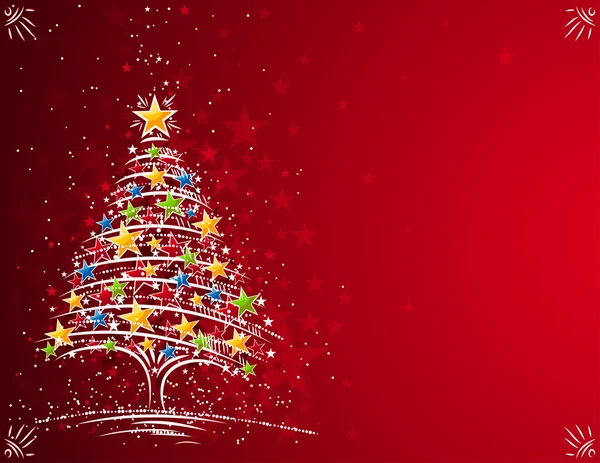 Рождественская елка, вектор — стоковый вектор