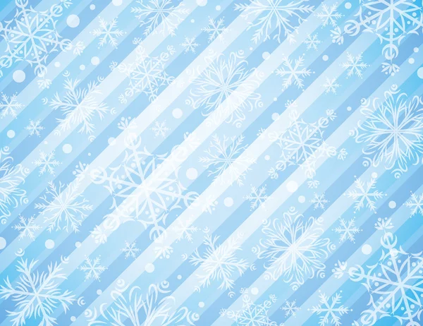 Fondo azul de Navidad, ilustración vectorial — Vector de stock