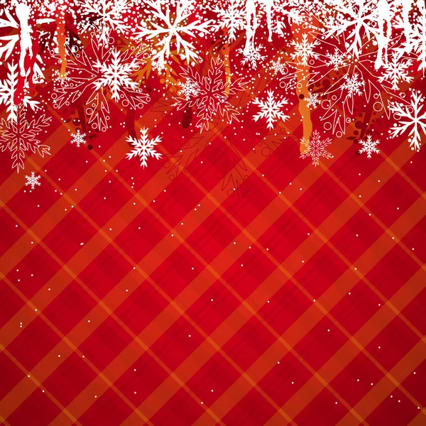 Kırmızı Noel arka plan, vektör — Stok Vektör