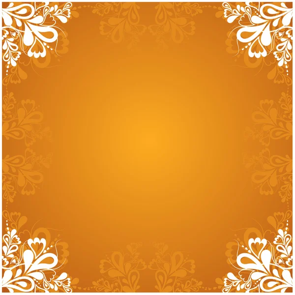 Vector background with decorative ornament — Stock Vector