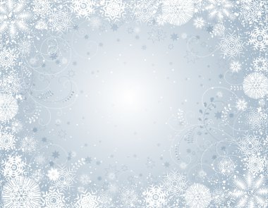 Gümüş Noel arka plan, vektör
