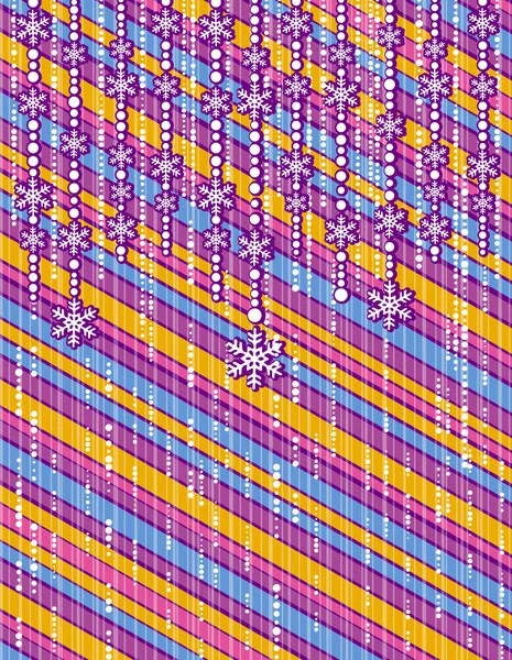 Carte de Noël couleur, vecteur — Image vectorielle