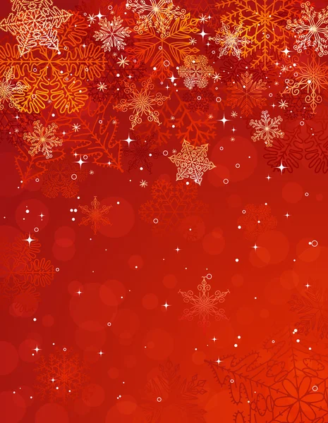 Kırmızı Noel arka plan, vektör — Stok Vektör