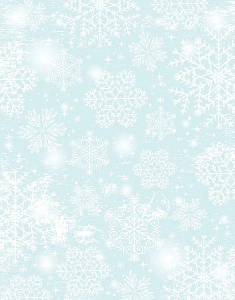 Fondo azul de Navidad, vector — Vector de stock