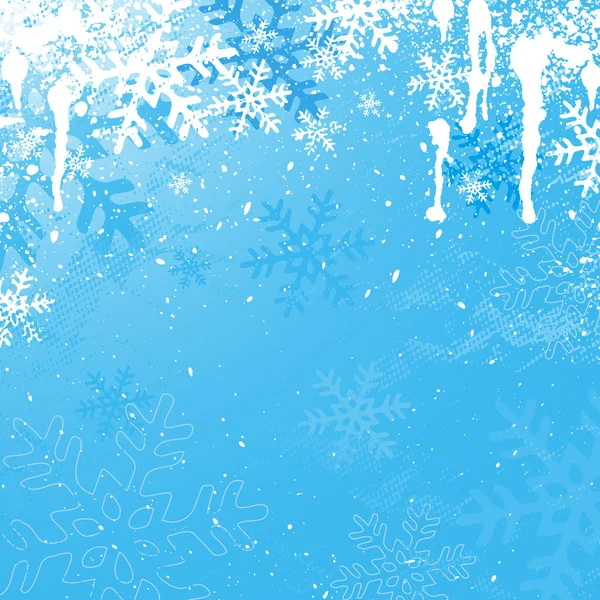 Fond bleu de Noël, vecteur — Image vectorielle
