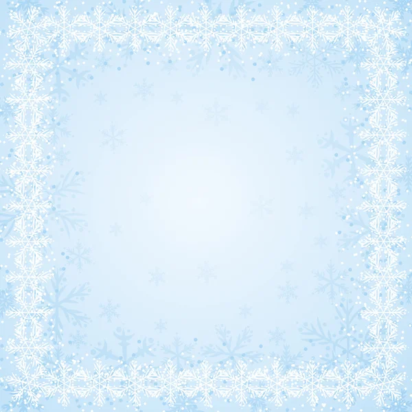 Blauwe Kerst achtergrond, vector illustratie — Stockvector