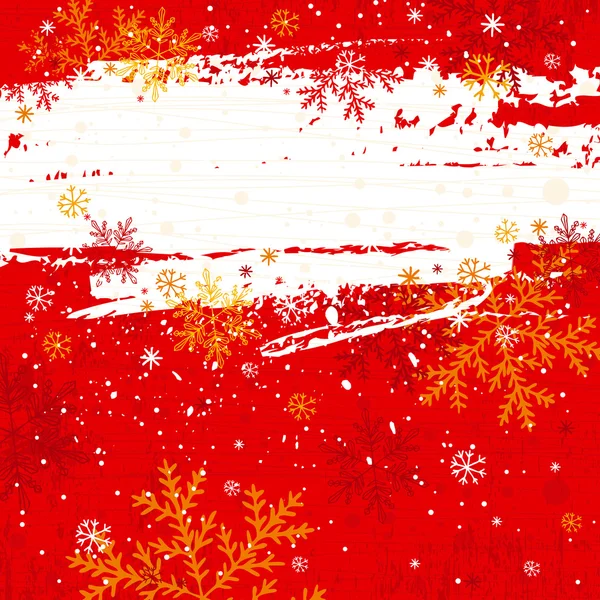 Röd jul bakgrund, vektor — Stock vektor