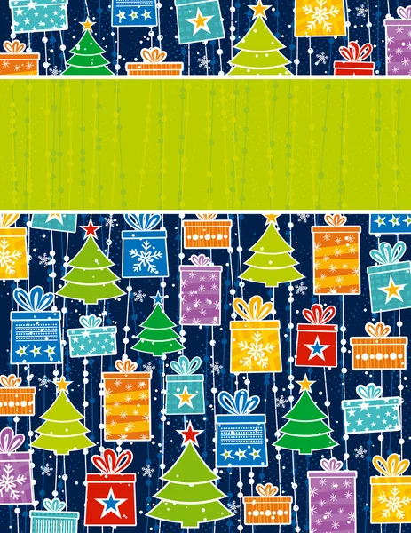 Color christmas background, vector — Stock Vector