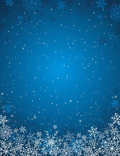 Blue christmas background, vector — Stock Vector