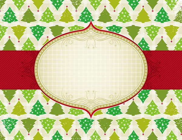 Fondo beige navidad, vector — Vector de stock