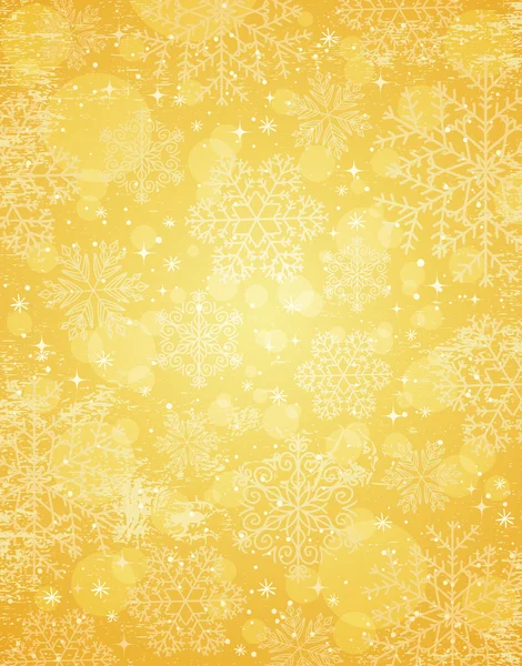 Altın christmas arka plan, vektör