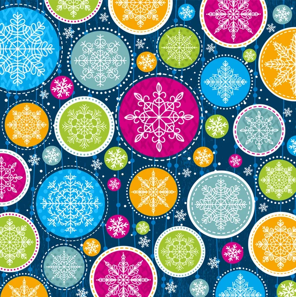 Kar taneleri ve vektörlü Noel arkaplanı 