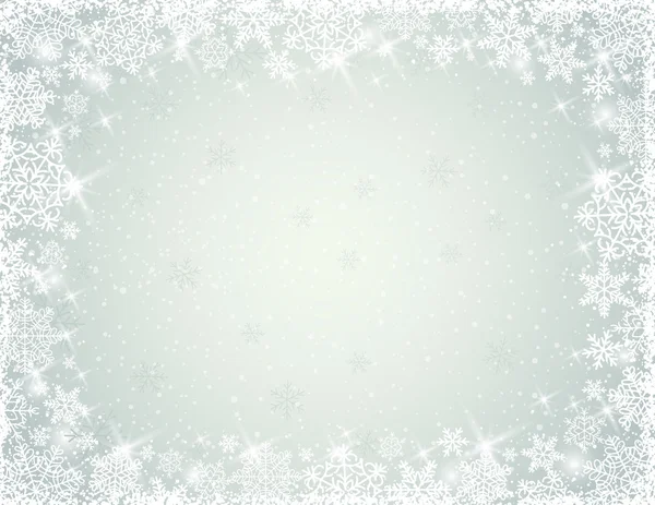 kar taneleri ile arka plan gri, vektör