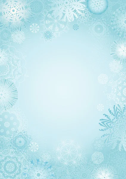 Fondo azul de Navidad, ilustración vectorial — Vector de stock