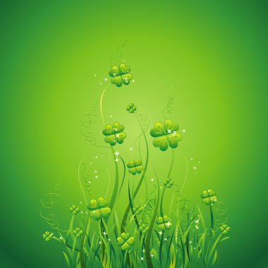St Patrick's Day için yeşil arka plan