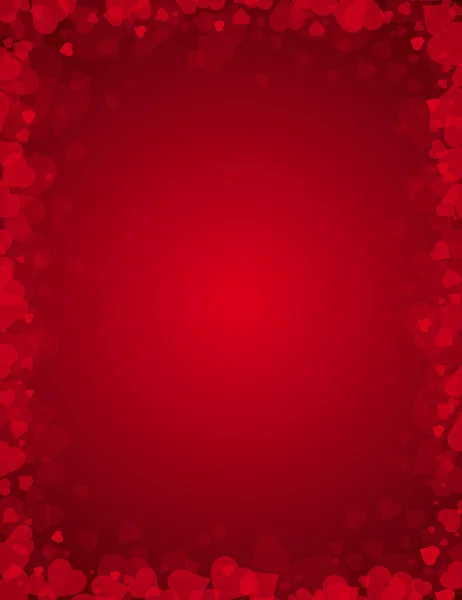 Sevgililer günü, vektör çizim için kırmızı arka plan — Stok Vektör